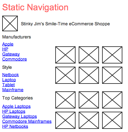static navigation example