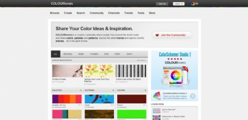 colourlovers 1024x496 Top 22 Helpful Color Tools for Designers